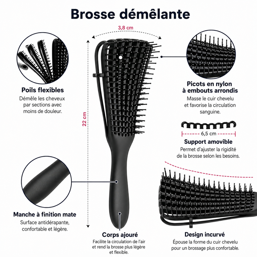 Brosse démêlante