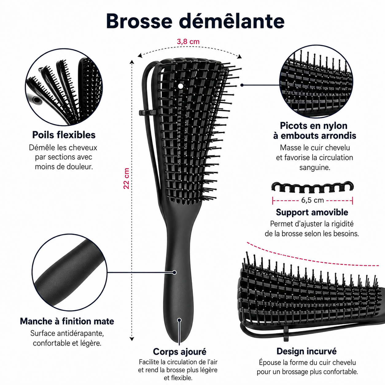 Brosse démêlante